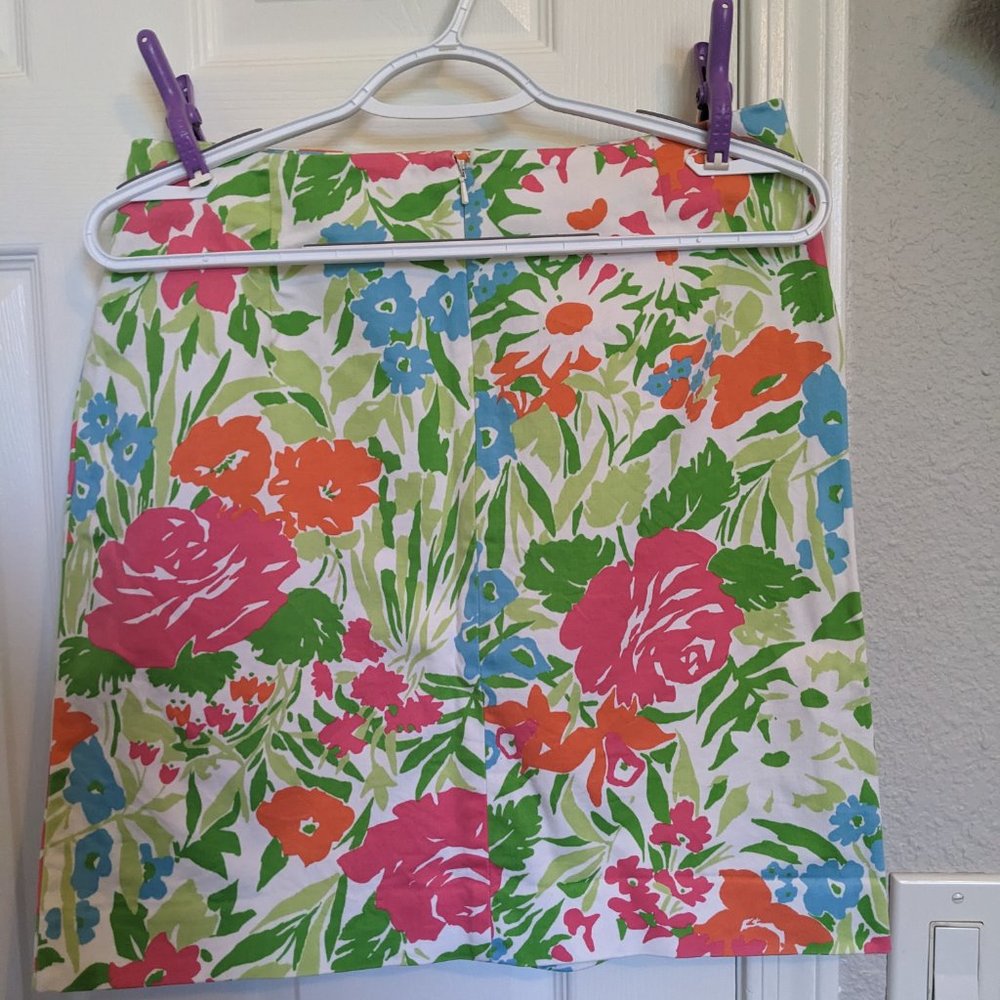 Ralph Lauren BRIGHT FLORAL SKIRT | 8 | EUC | Roses, Daisies, Poppies Galore! Y2K - Picture 3 of 5